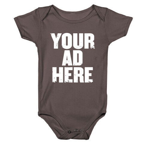 Your Ad Here Baby One-Piece