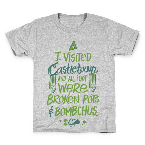 I Visited Castletown And All I Got Were Broken Pots and Bombchus Kids T-Shirt