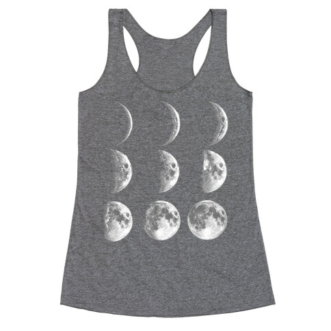 Moon Phases Racerback Tank Top