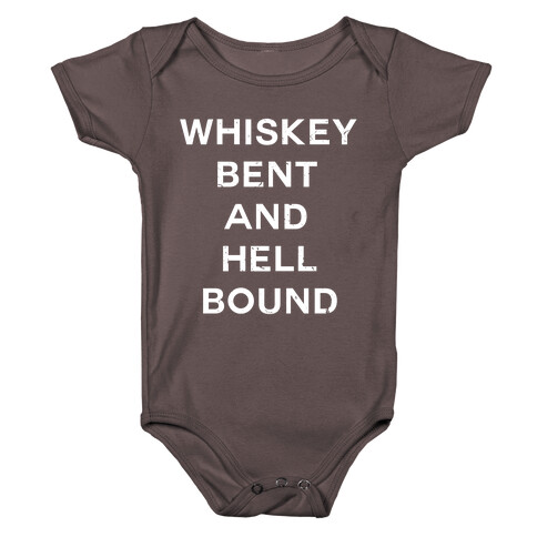 Whiskey Bent and Hell Bound Baby One-Piece