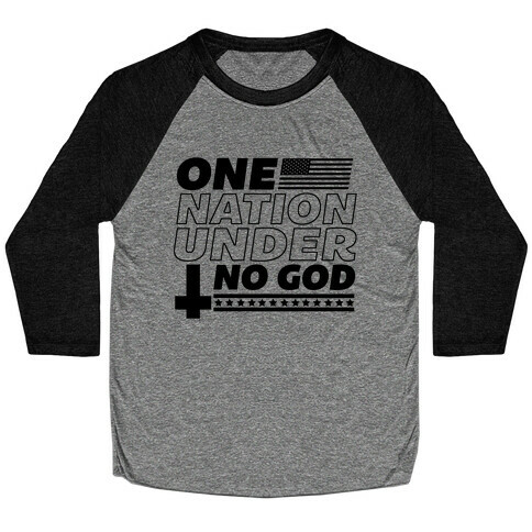 Ungodly Nation Baseball Tee