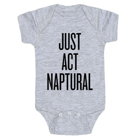 Just Act Naptural Baby One-Piece