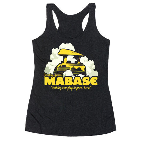 Greetings From Mabase Racerback Tank Top