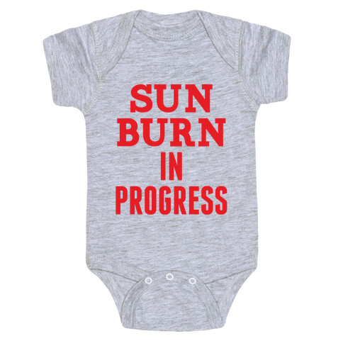 Sunburn In Progress Baby One-Piece