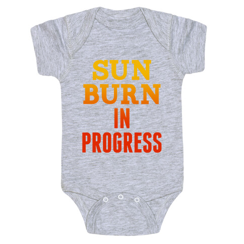 Sunburn In Progress Baby One-Piece