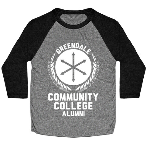 Greendale Community College Alumni Baseball Tee