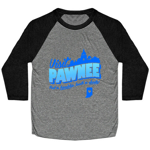 Visit Pawnee Baseball Tee