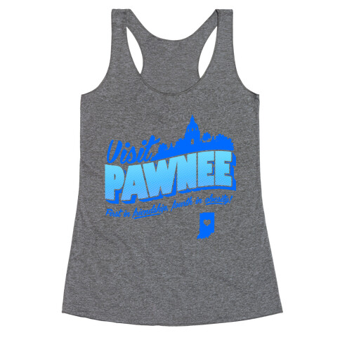 Visit Pawnee Racerback Tank Top