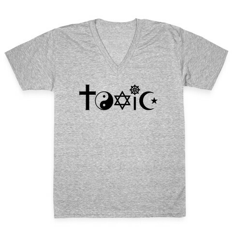 Toxic Religion V-Neck Tee Shirt