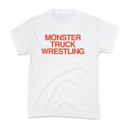Monster Truck Wrestling Kids T-Shirt