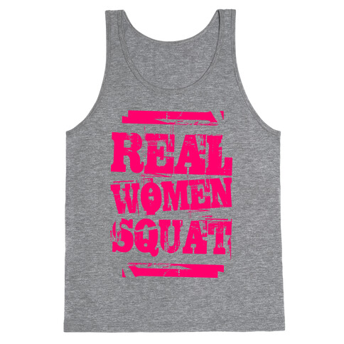 Real Women Squat Tank Top