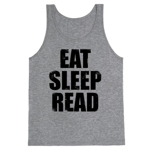 Eat Sleep Read Tank Top