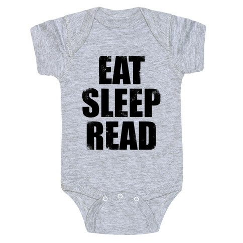 Eat Sleep Read Baby One-Piece