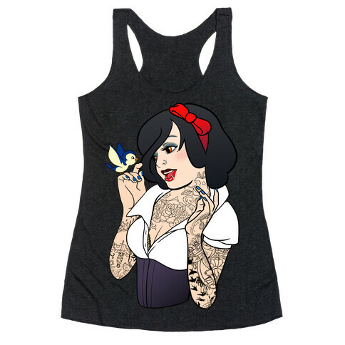 Snow Punk Princess Racerback Tank Top