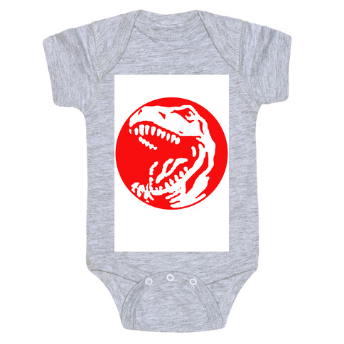 The Red T-Rex Baby One-Piece