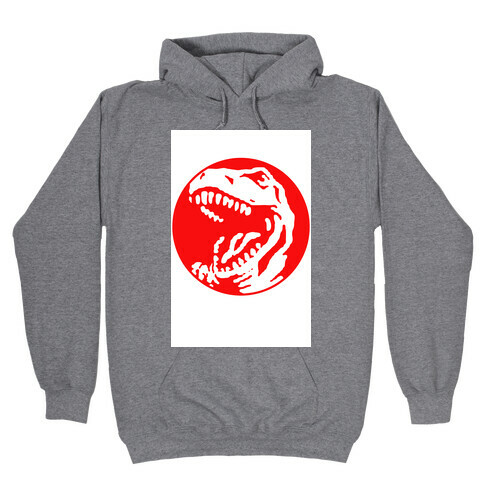 The Red T-Rex Hooded Sweatshirt