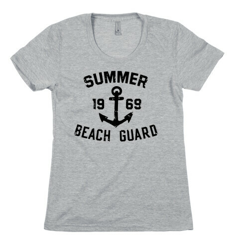 Summer Beach Guard Womens T-Shirt