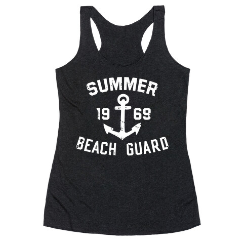 Summer Beach Guard Racerback Tank Top