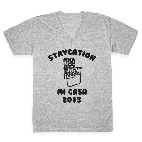 Staycation Mi Casa 2013 V-Neck Tee Shirt