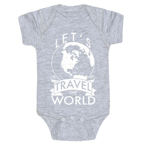 Let's Travel the World Baby One-Piece