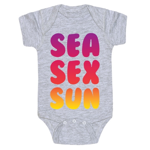 Sea Sex Sun Baby One-Piece
