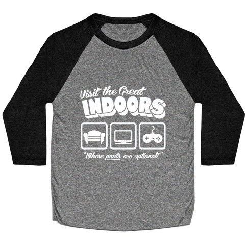 Visit The Great Indoors! Baseball Tee