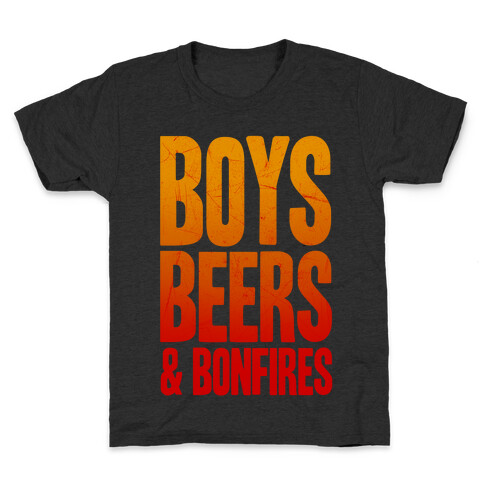 Boys, Beers & Bonfires Kids T-Shirt