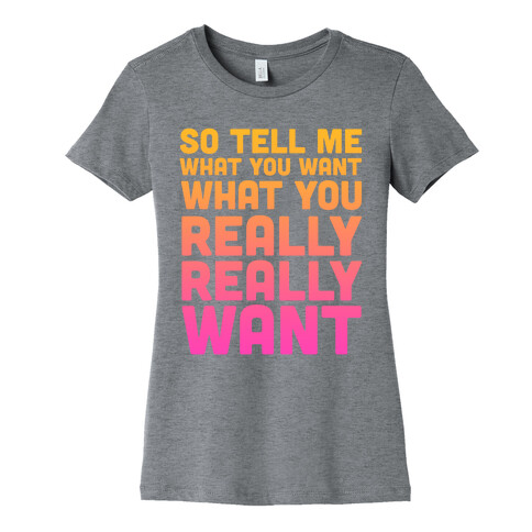 Wannabe (two) Womens T-Shirt