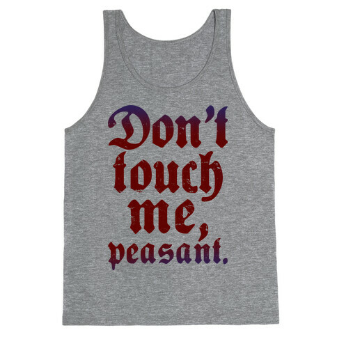 Don't Touch Me Peasant Tank Top