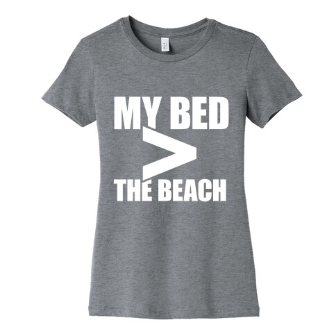 My Bed > The Beach Womens T-Shirt
