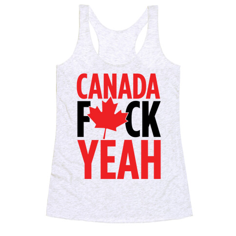 Canada F*ck Yeah! Racerback Tank Top