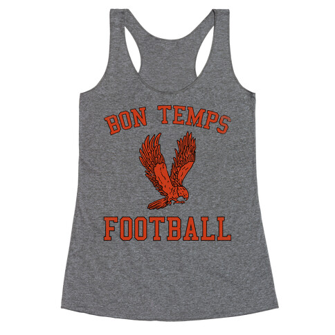 Bon Temps Football Racerback Tank Top