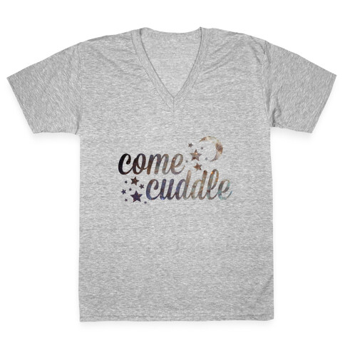 Come Cuddle V-Neck Tee Shirt