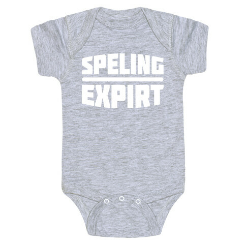 Spelling Expert  Baby One-Piece