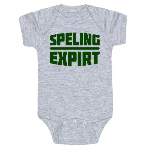 Spelling Expert  Baby One-Piece