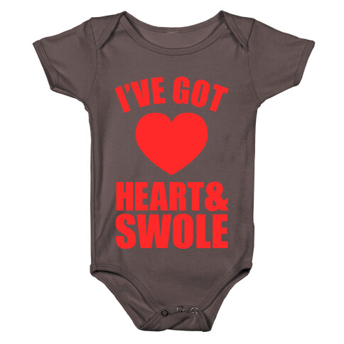 I've Got Heart And Swole Baby One-Piece