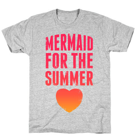 Mermaid For The Summer (Pink) T-Shirt