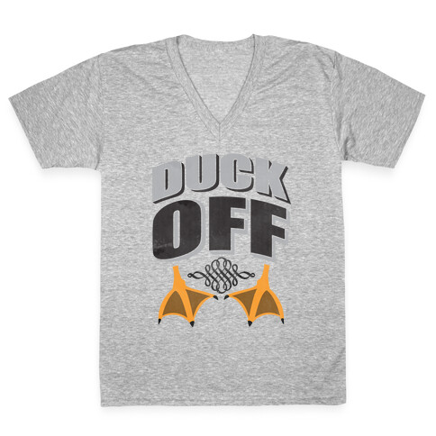 Duck Off V-Neck Tee Shirt