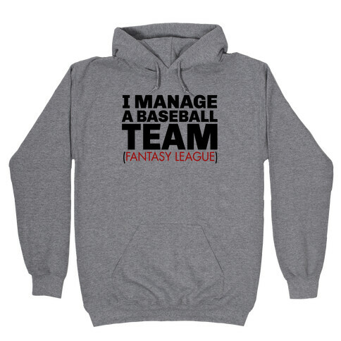 Baseball Manager Hooded Sweatshirt