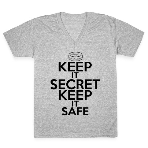 Keep It Secret Keep it Safe V-Neck Tee Shirt