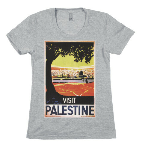 Visit Palestine Womens T-Shirt