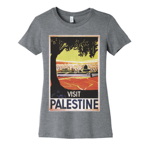 Visit Palestine Womens T-Shirt