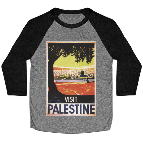 Visit Palestine Baseball Tee