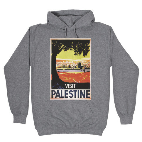 Visit Palestine Hooded Sweatshirt
