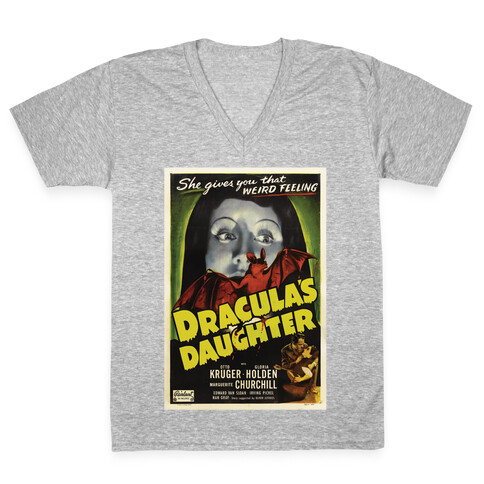 Dracula's Daughter V-Neck Tee Shirt