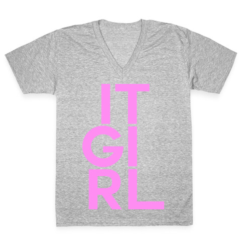 IT GIRL V-Neck Tee Shirt