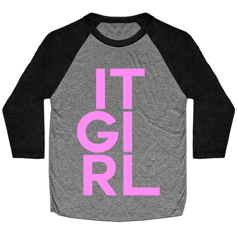 IT GIRL Baseball Tee