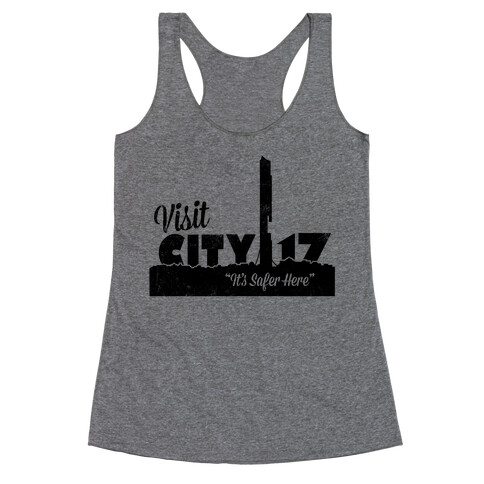 Visit City 17 Racerback Tank Top