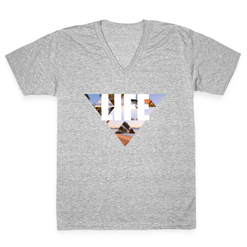 Beach Life V-Neck Tee Shirt