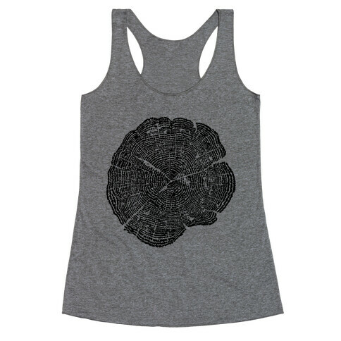 The Life Of Trees Racerback Tank Top